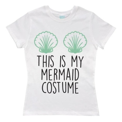 Playera Halloween Mermaid Costume Noche De Brujas