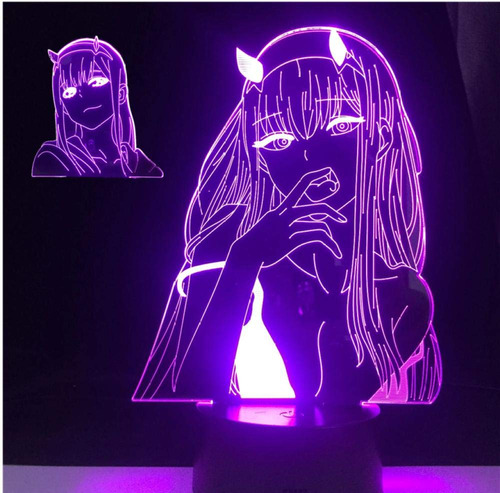 Lampara Anime 2 Patron Cero Do Figura Regalo Decoracion Luz