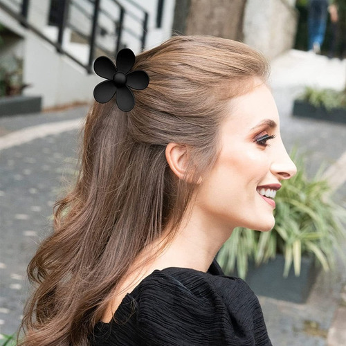 Paquete De 7 Pinzas Con Forma Flor, Pinza For El Pelo Mate