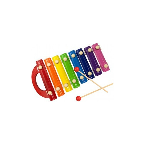 Xilofon De Madera Instrumento Infantil 8 Notas Didactico 308