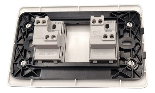 Pack - 10 Interruptor Doble 9/15 10a 250v Blanco - Want