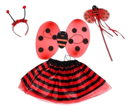 Disfraz De Abejita Infantil Primavera Halloween San Antonio Rojo