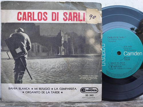 Carlos Di Sarli - Bahia Blanca - Ep Vinilo Año 1966 - Tango