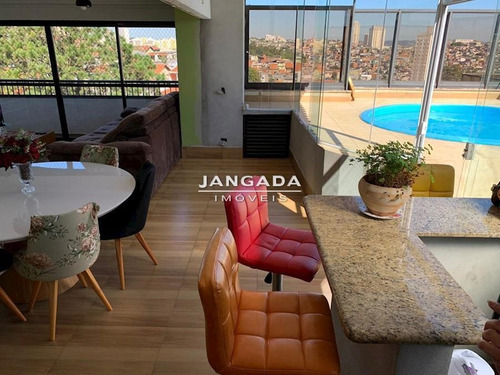 Imagem 9 de 27 de Cobertura A Venda Com Piscina - Condominio Chacara Jaguaribe - 10232