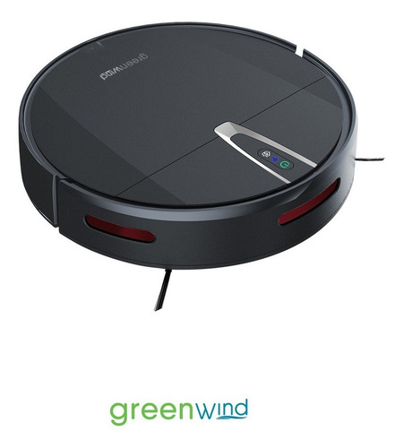 Aspiradora Robot Con Giroscopio Y Mopa Greenwind Rb07-gr Color Negro