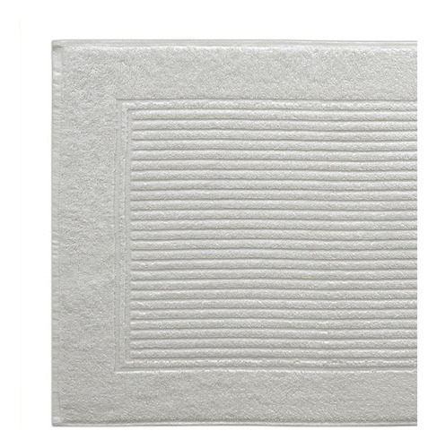 Toalha De Piso Canelado 48x70cm 100% Algodão Branca