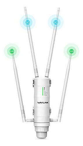 Wavlink Ac1200 Extensor Wifi Para Exteriores, Extensor De Ra