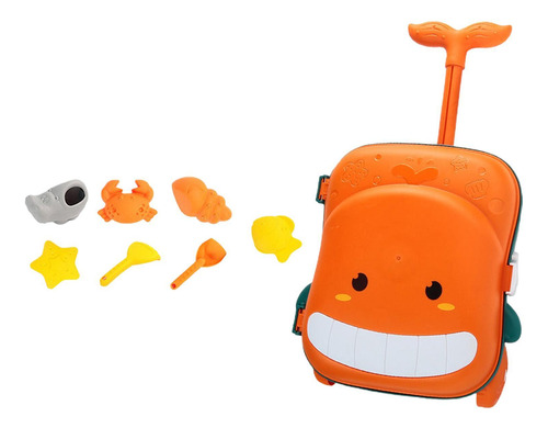 Juguete De Playa Para Niños, Cubierta De Carrito, Naranja