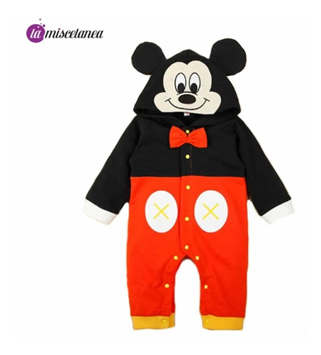 Disney Ropa Bebe Niño, Pijama Bebe Mickey Mouse, Pijama Bebe Invierno, Body Bebe 100% Pijama Entero Con Gorro, Regalos Para 0-24 | sptc.edu.bd