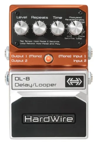 Pedal De Guitarra Digitech Hardwire Dl-8 Delay Looper Tap