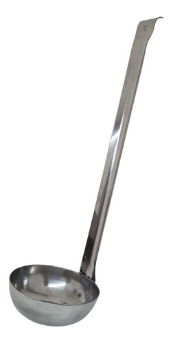 Imagen 3 de 10 de Cucharon Gastronomico N°12 46 Cm Largo Acero Inox Salsero