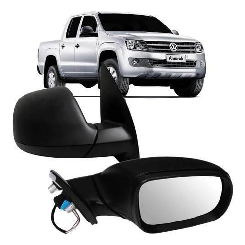 Retrovisor Amarok 2011 2012 2013 Preto Eletrico