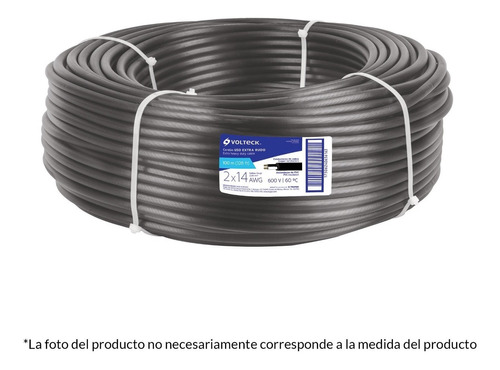 Cable Calibre 10 De Uso Rudo, 2 Conductores, Rollo De 100 M