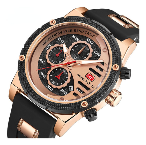 Mini Focus Chronograph Sports Relojes De Cuarzo Para Hombre