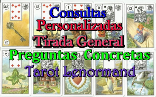 Consulta General Más Tres Perguntas Tarot Lenormand 
