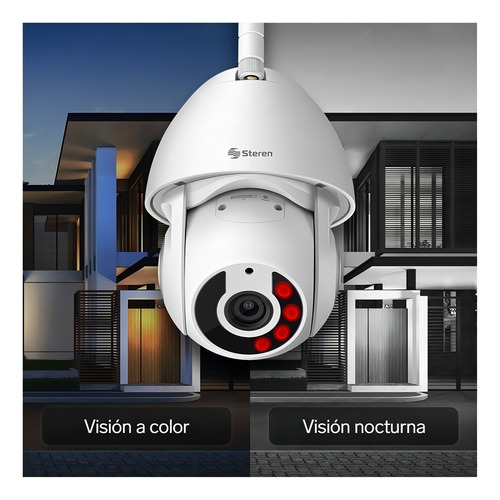 Câmera de segurança Steren CCTV-235 Smart Home 360 com resolução 3MP - branco