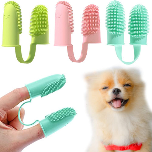 Yimike Kit De Cepillo De Dientes Para Perros, Paquete De 3 C