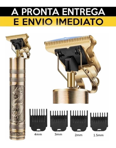 Aparelho Elétrico Cabelo E Barba Pronta Cor Dragon 110V/220V