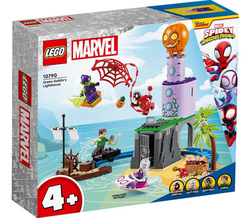 Lego 10790 Marvel Equipo Spidey En El Faro Del Duende Verde