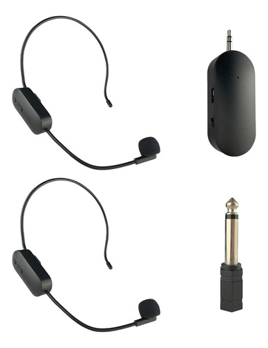 Auriculares Con Micrófono Para Guía 2 Micrófonos
