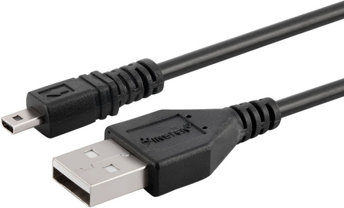 Cable Usb 2.0 A A 8 Pines Mini B Con Ferrita  3.3 Ft / 39.0 