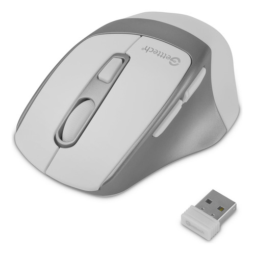 Mouse Ergonómico Getttech 1600dpi Óptico Bluetooth 2.4g