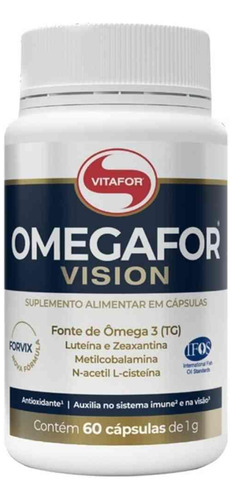 Vitafor Omegafor Vision 1000mg Com 60 Caps