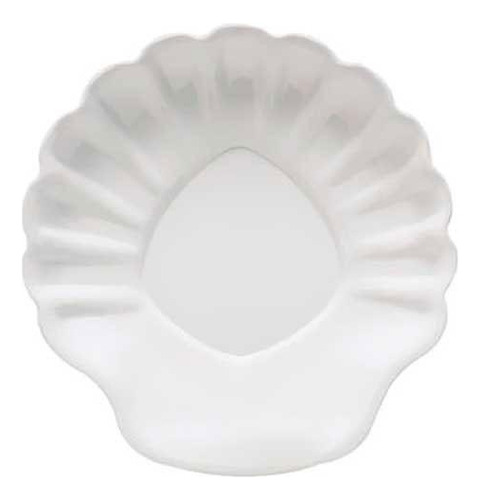 Fuente Ostra 30 Cm Melamin Blanca