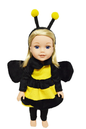 Mi Brittany Bumble Bee Disfraz Para Niña Americana De