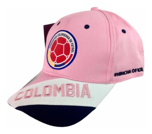 Selección Colombia De Fútbol Gorras Rosadas Fcf Para Mujer