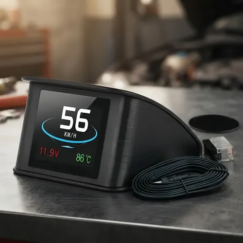 Velocímetro Hud Obd2 P10 Do Scanner Automotivo P10 Preto
