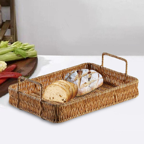 Bandejas Tejidas A Mano Para Servir Frutas, Pequeño