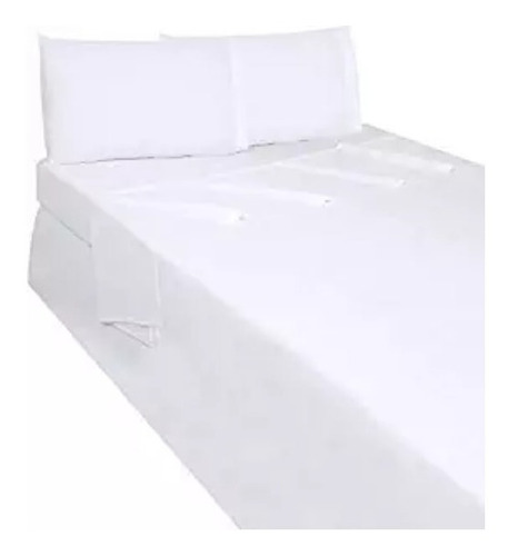 Juego De Sabana Matrimonial Completo Blanco