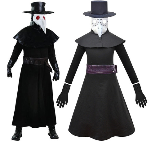 The Plague Doctor Halloween Costume Máscara De Pájaro Niño 2