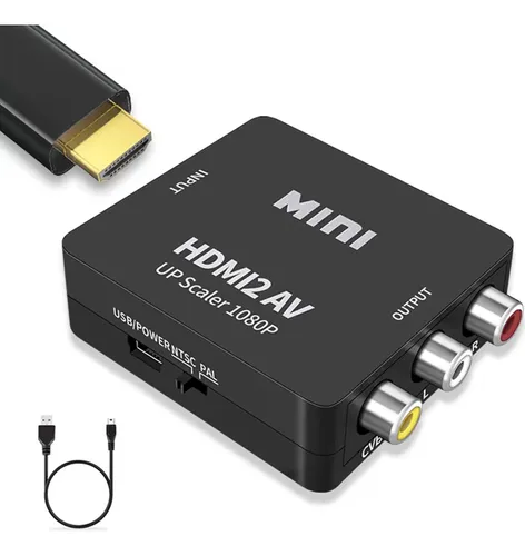 Adaptador para tv sin entrada de audio y video hotsell