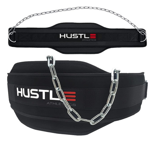 Hustle Athletics Dip Belt Para Levantamiento De Pesas - Cint