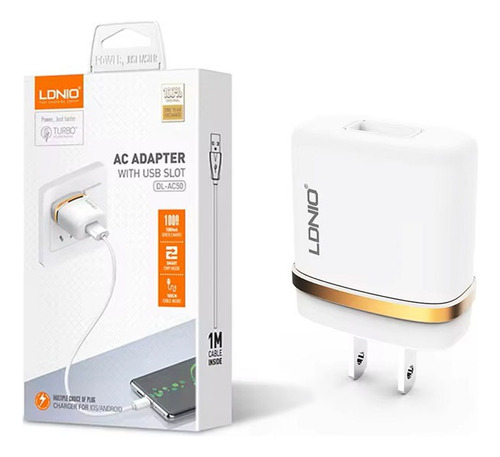 Cargador Ldnio Dl-ac50 5w Usb Adaptador De Pared