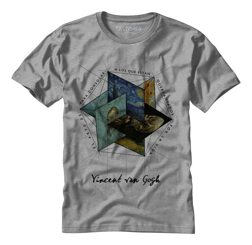 Playera De Van Gogh Marca Distopia