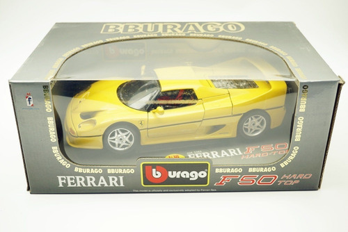 Ferrari F50 Hard Top 1:18 Bburago Burago Ñ F1 Senna