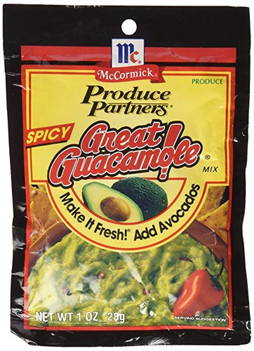 Produce Partners Mezcla De Los Grandes Guacamole Picante, 1 