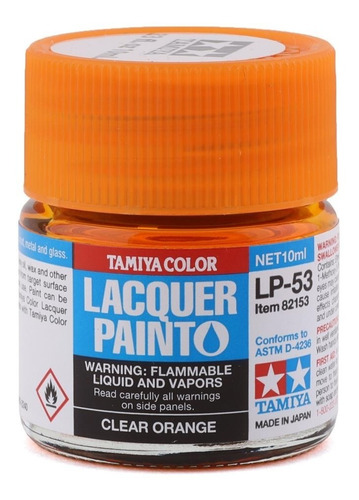 Tamiya Lacquer Paint 10ml Clear Orange By Tamiya # Lp53