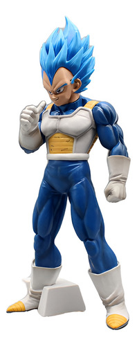 Figura Dragon Ball Z Vegeta Super Saiyan Azul Gigante 28cm