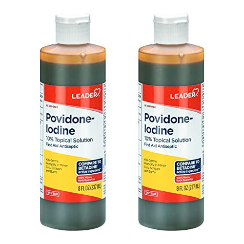 Líder Povidone Iodine 10% Prep Solution Usp, Primeros R6iue