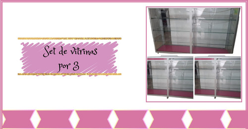 Set De Vitrinas X 3