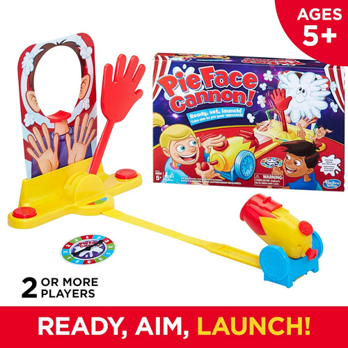 Hasbro Gaming Pie Face Game De Cañón Juego De Mesa Familiar