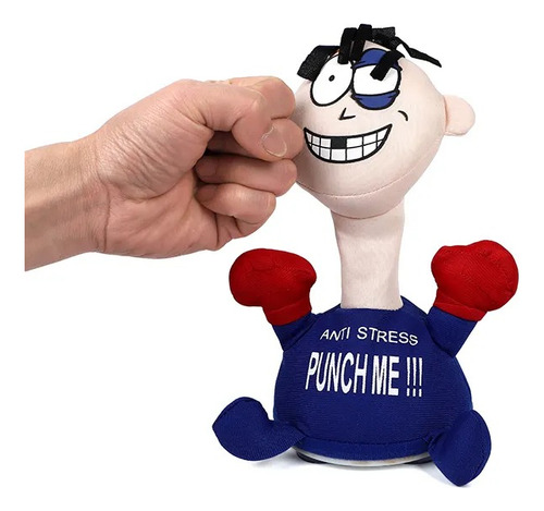 Muñeco Punch Me Anti Stress Para Adultos Quita El Estres