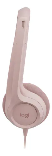 Audifono Logitech H390 Usb - Cancelación De Ruido Color Rosa