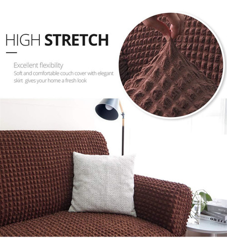 Funda For Sofá De Tres Plazas Protector De Muebles Con