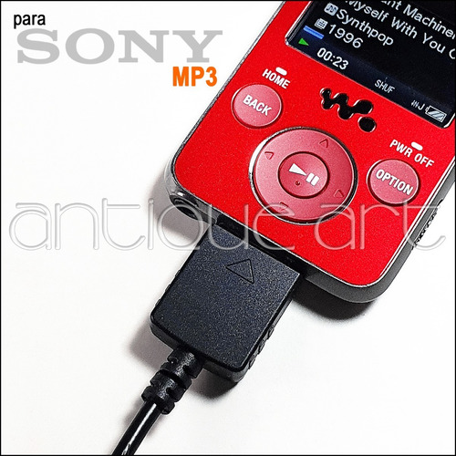 A64 Cable Cargador Sony Walkman Mp3 Usb Transferencia Archiv