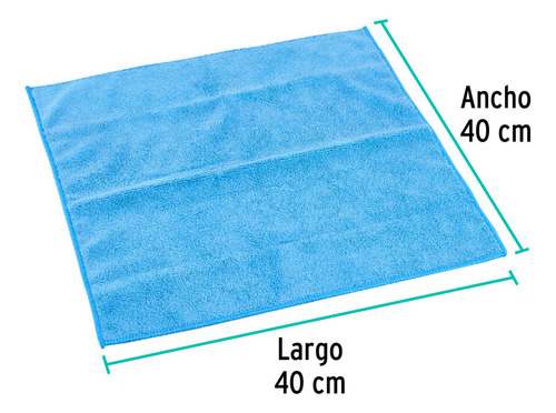 Toalla De Microfibra De 40x40cm Klintek